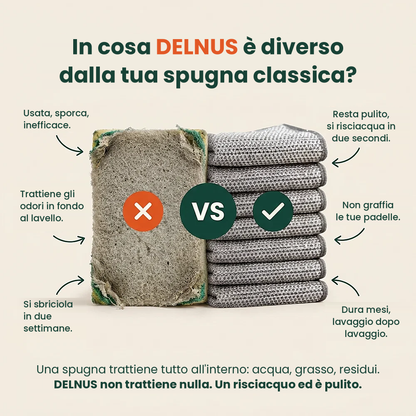 Panni in lana d'acciaio senza striature per una pulizia ottimale